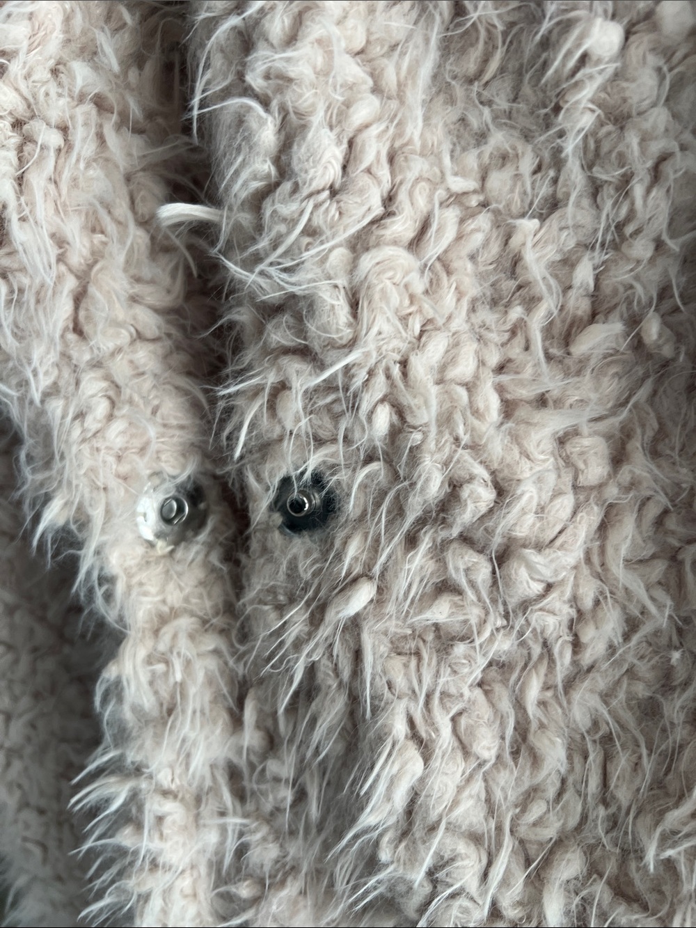 Forever 21 Plush Faux-Fur Teddy Jacket in Cream - Picture 5 of 7